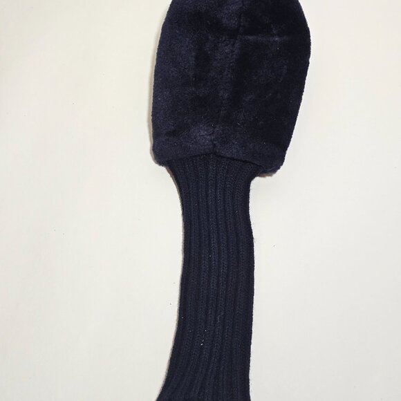 Ram Golf Cover Plush Fur Iron #7 Fairway Navy Blue - Picture 2 of 3